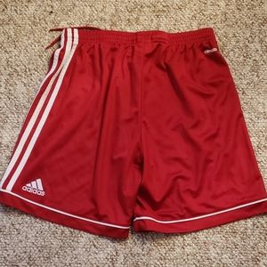 Adidas Soccer shorts- medium but smaller fit